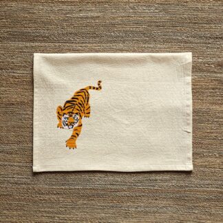 Calyz Indian Tiger Tea towel